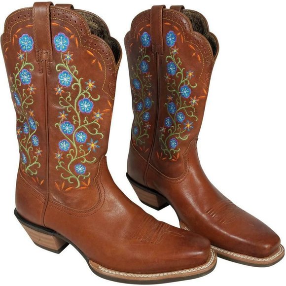 Ariat Boot Uptown Brown Leather Cowboy 
